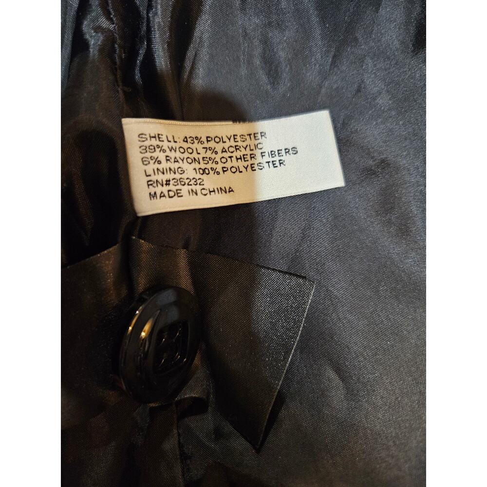 Liz Claiborne ladies wool blend hooded coat - size XL - Picture 6 of 6